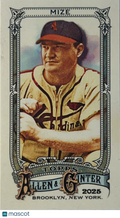 2006 Topps Allen & Ginter Johnny Mize #344