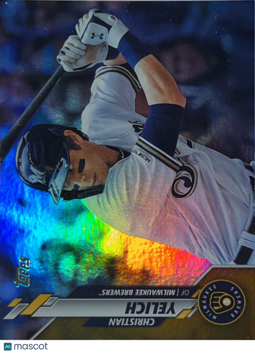 2020 Topps Series One Christian Yelich #200 Rainbow Foil