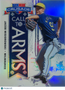 2025 Panini Crusade Prizm Call to Arms Jacob Misiorowski #16 Blue