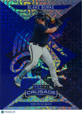 2025 Panini Crusade Baseball Blake Burke #91 Blue Prizm
