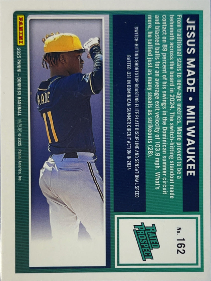 2025 Panini Donruss Baseball Jesus Made #162 Holo Rocket