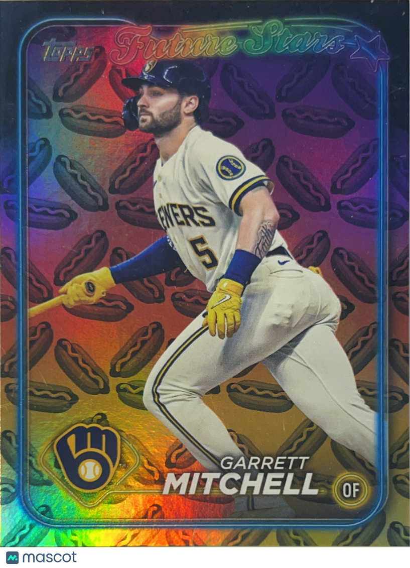 2024 Topps Series 2 Future Stars Garrett Mitchell #447 Hot Dog