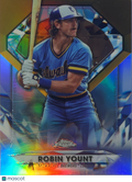 2022 Topps Chrome Diamond Greats Die-Cut Robin Yount #DGC-37 Refractor