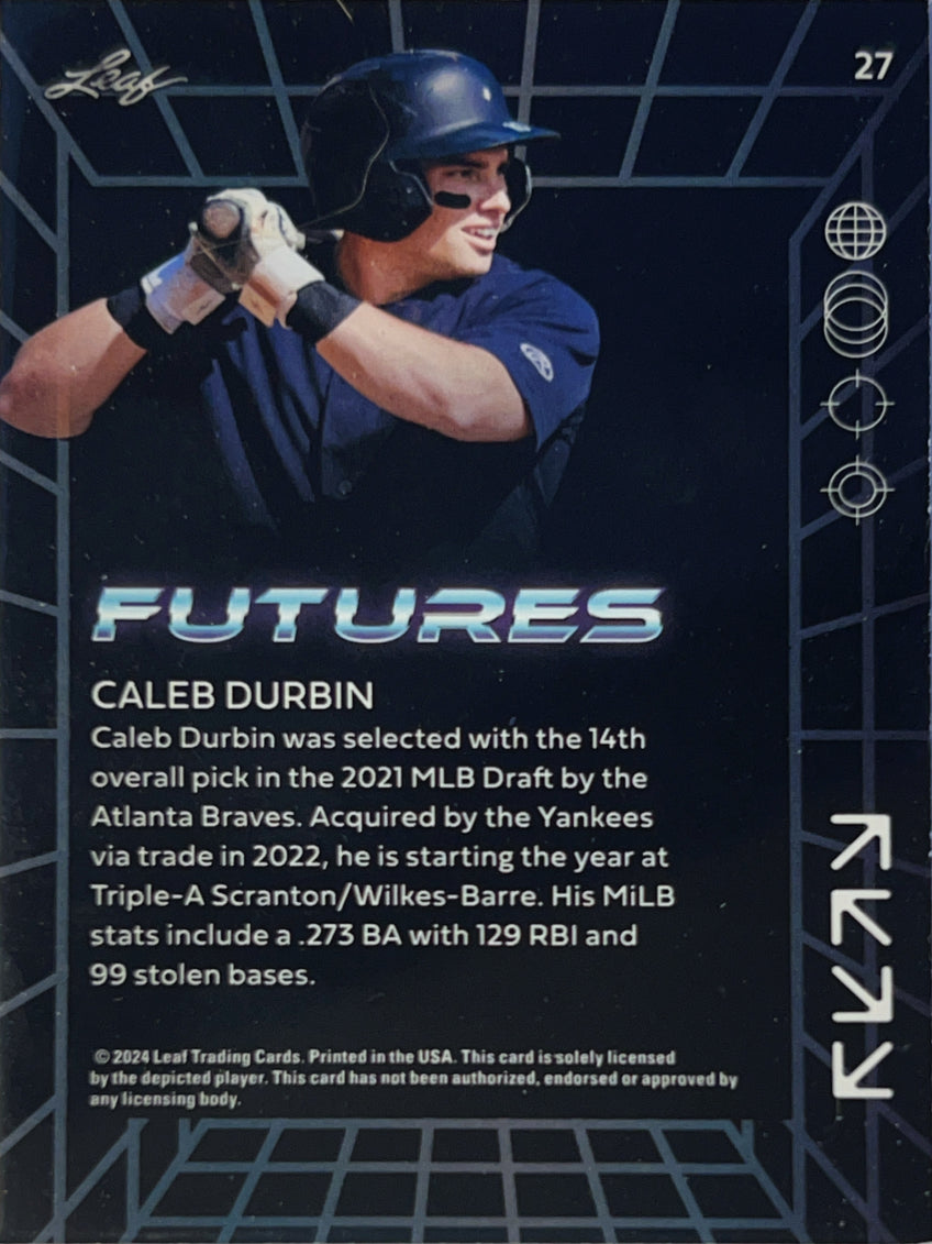 2024 Leaf Futures Caleb Durbin #27 /249