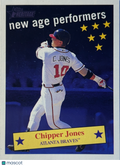 2001 Topps Heritage New Age Performers Chipper Jones #NAP6