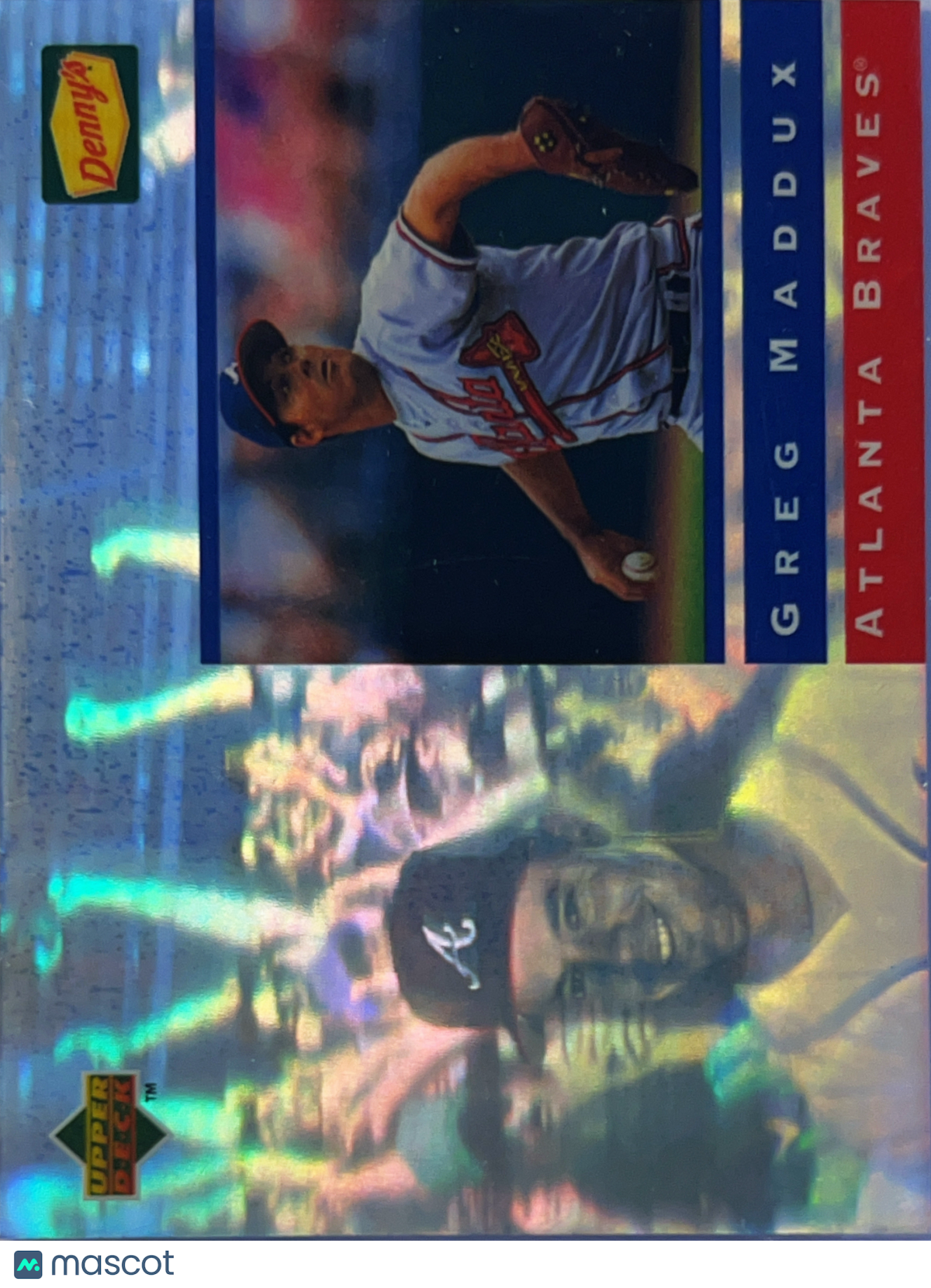 1995 Upper Deck Denny's Hologram Greg Maddux #14