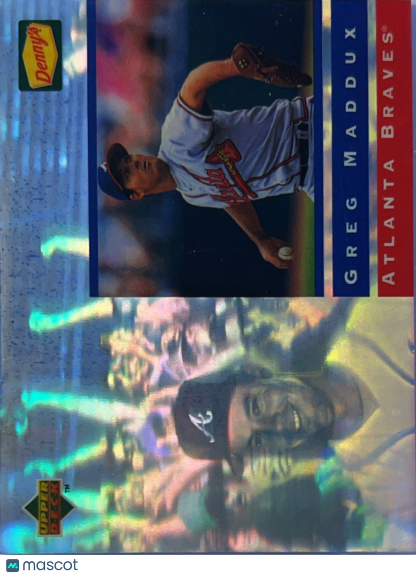 1995 Upper Deck Denny's Hologram Greg Maddux #14