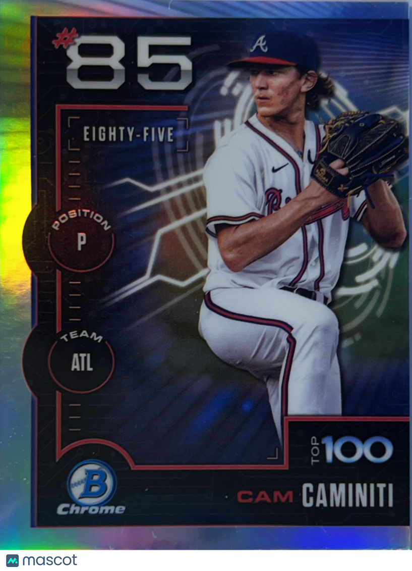 2025 Bowman Chrome Bowman Scouts Top 100 Cam Caminiti #BTP-85 Refractor