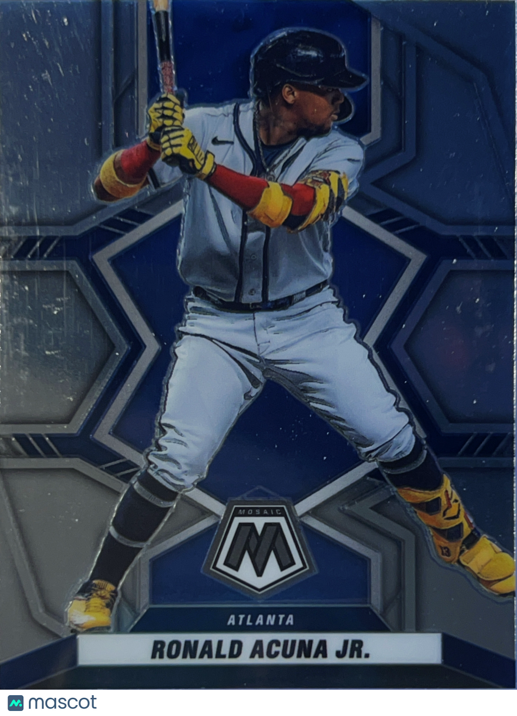 2022 Panini Mosaic Ronald Acuna Jr. #158 Blue