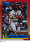 2025 Topps 1989 Topps Baseball Michael Harris II #89B2-41 Red Border