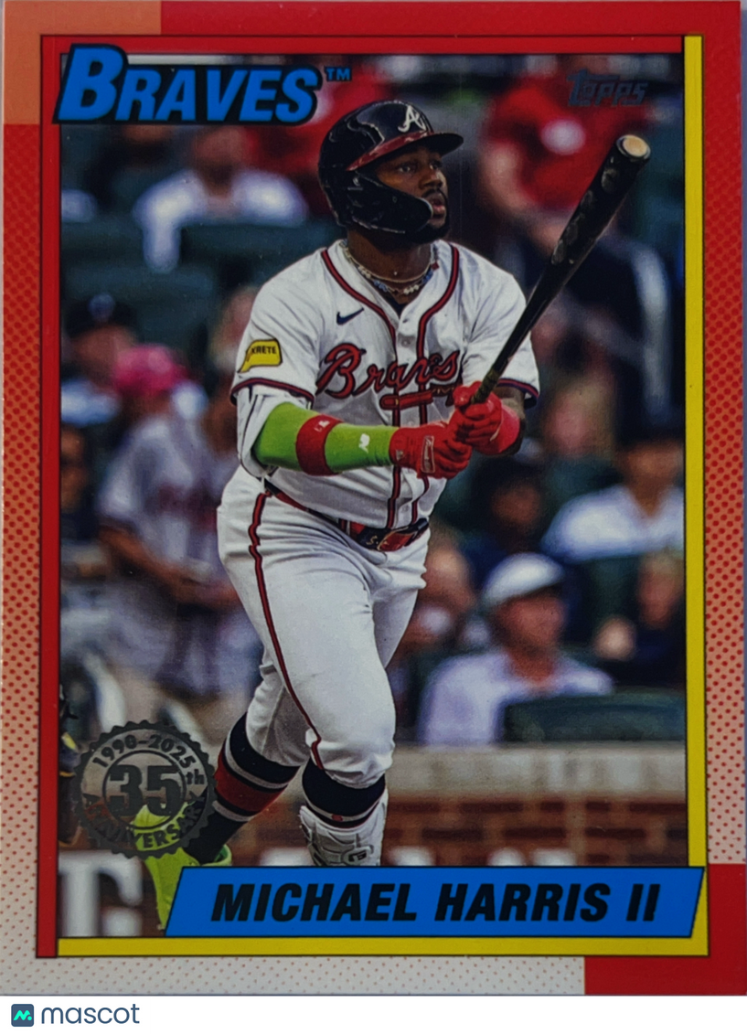 2025 Topps 1989 Topps Baseball Michael Harris II #89B2-41 Red Border