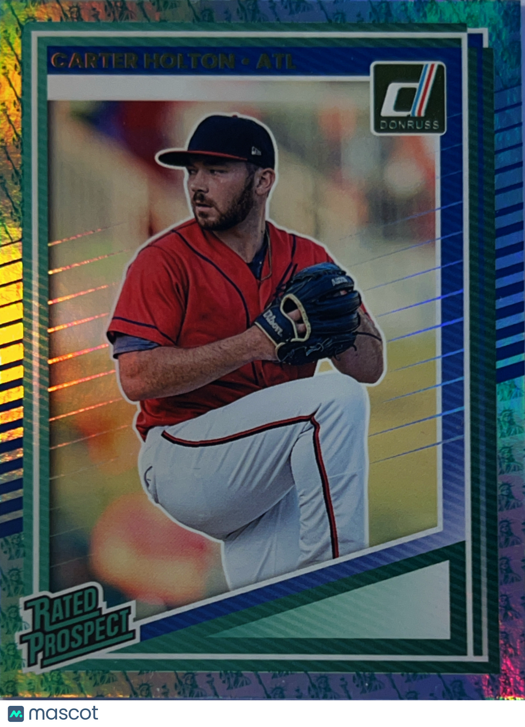2025 Panini Donruss Baseball Carter Holton #182 Holo