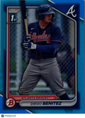 2024 Bowman Diego Benitez #BP-39 Blue /499 1st Bowman