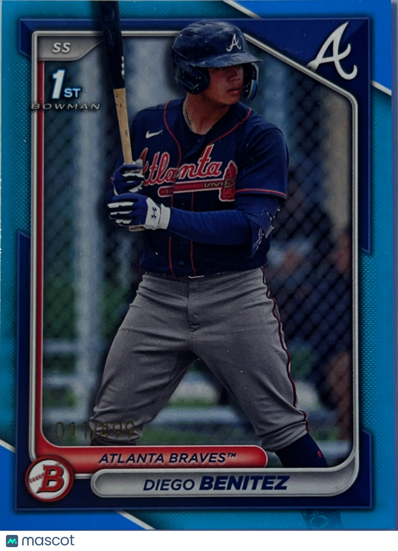 2024 Bowman Diego Benitez #BP-39 Blue /499 1st Bowman