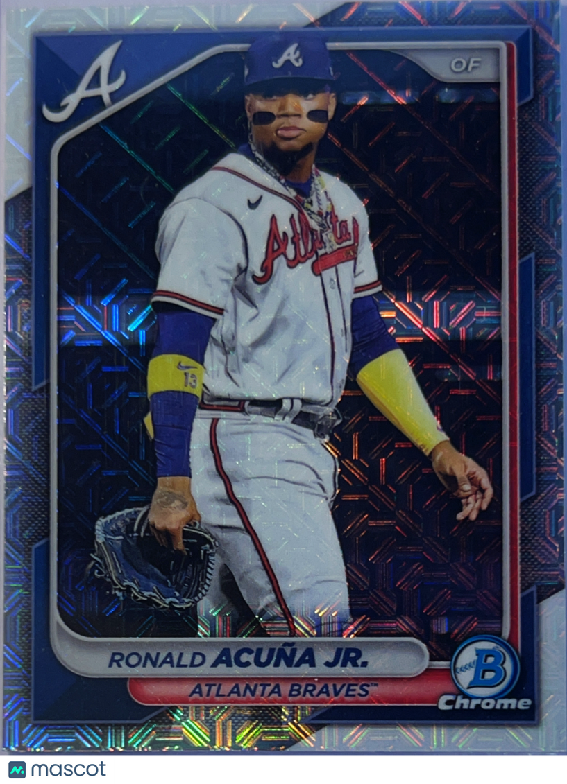 2024 Bowman Chrome Ronald Acuña Jr. #32 Mega Box Mojo Refractor