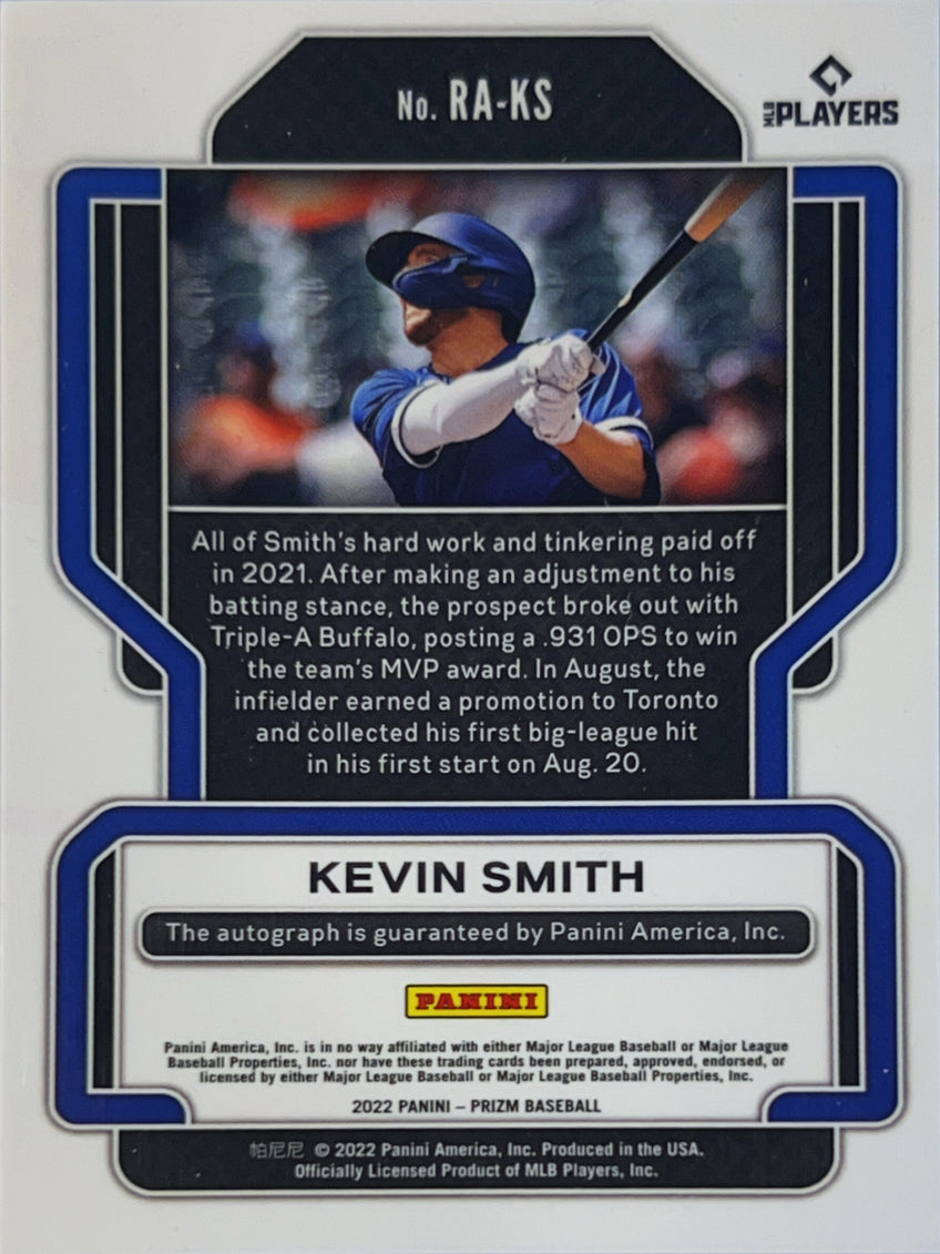 2022 Panini Prizm Kevin Smith #RA-KS RC