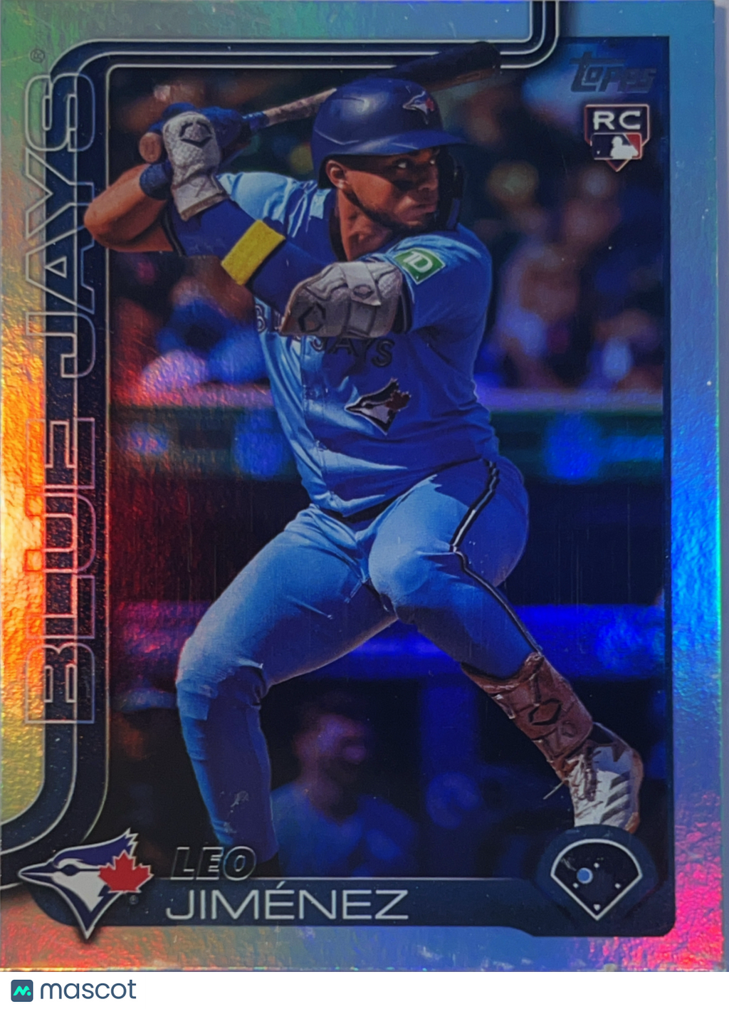 2025 Topps Series Two Leo Jiménez #535 Rainbow Foil RC
