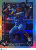 2025 Topps Series Two Leo Jiménez #535 Rainbow Foil RC