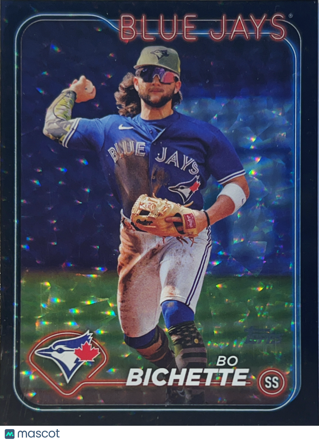 2024 Topps Series Two Bo Bichette #563 Black Foilboard