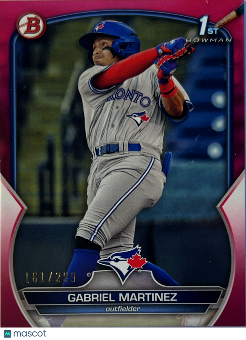 2023 Bowman Gabriel Martinez #BP-45 Fuchsia /299