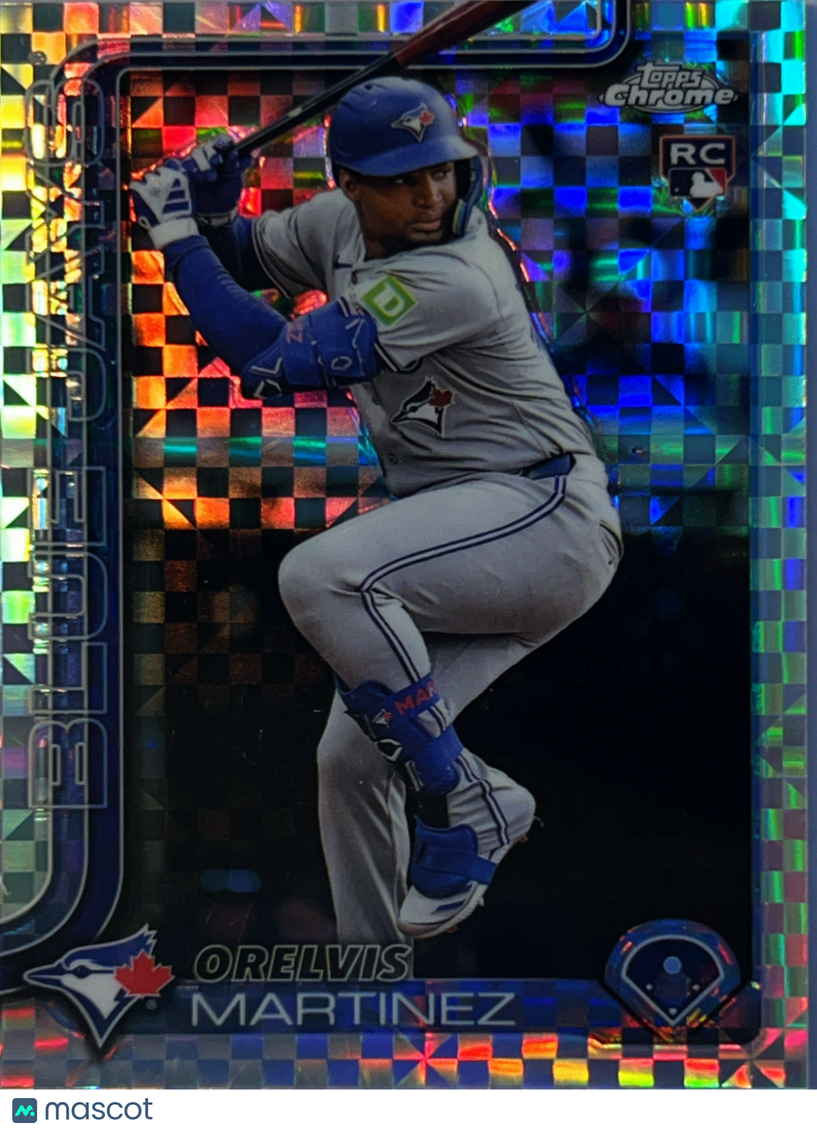 2025 Topps Chrome Orelvis Martinez #105 X-Fractor RC