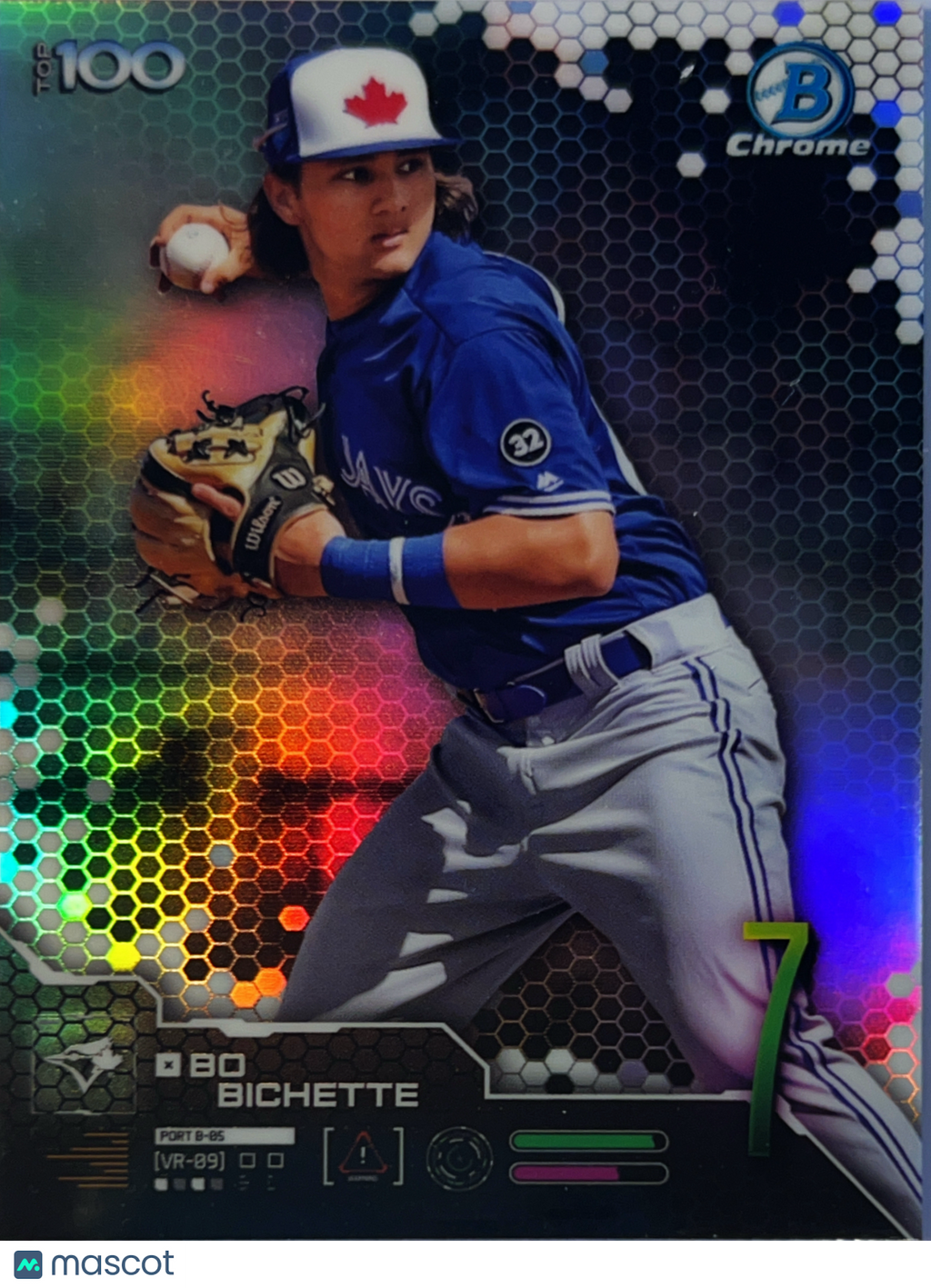 2019 Bowman Chrome Top 100 Bo Bichette #BTP-7 Refractor