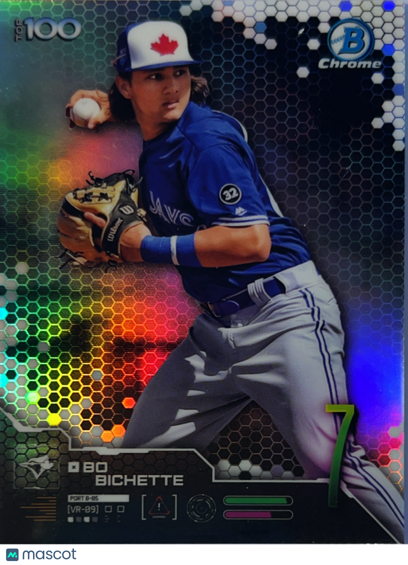 2019 Bowman Chrome Top 100 Bo Bichette #BTP-7 Refractor
