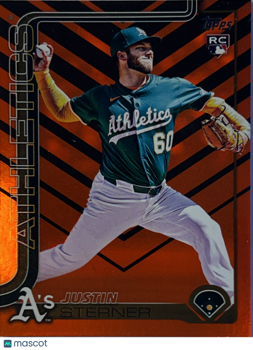 2025 Topps Update Series Justin Sterner #US252 Orange RC