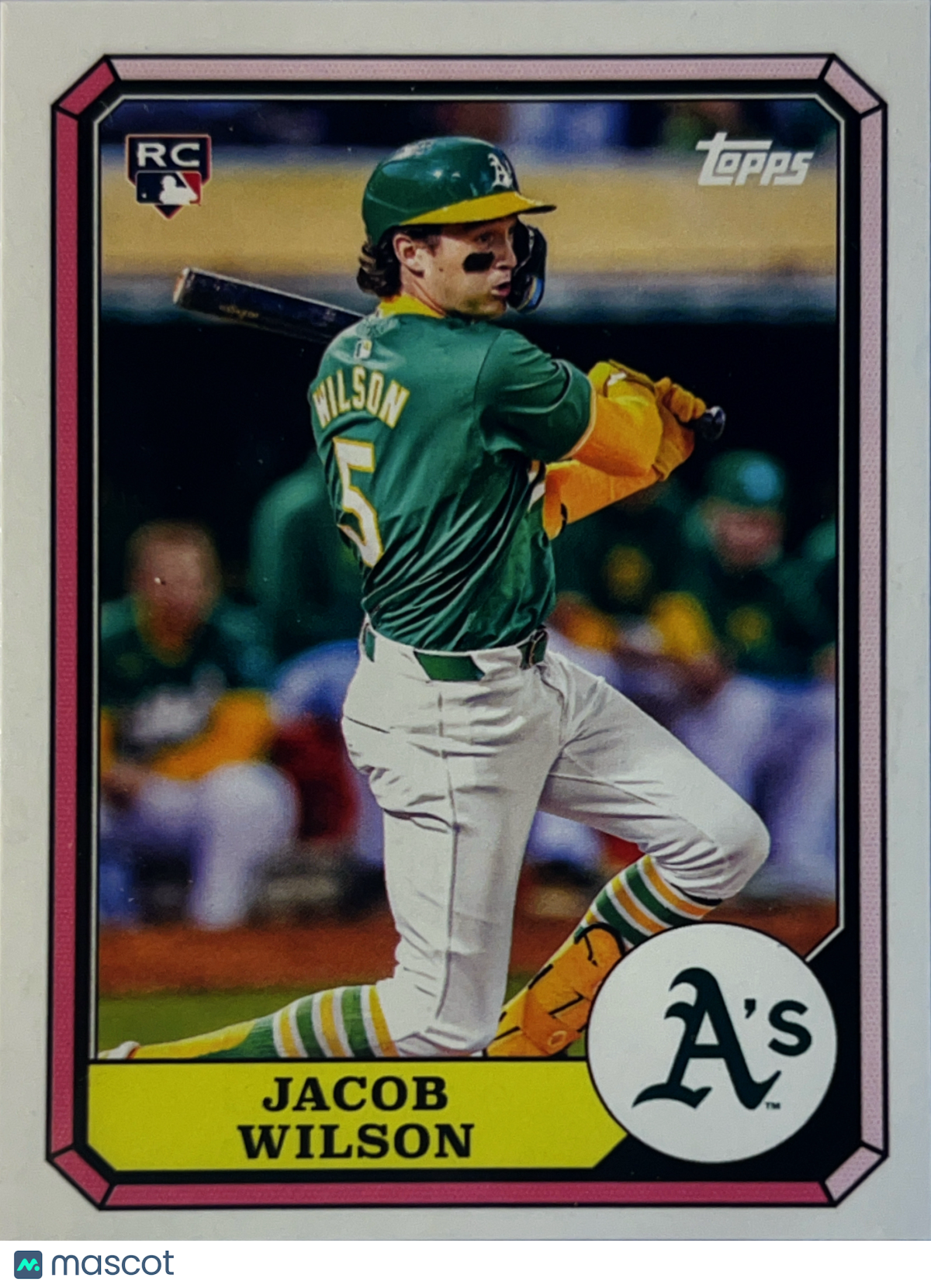 2025 Topps Archives Boardwalk and Baseball Jacob Wilson #87BB-7 Pink RC