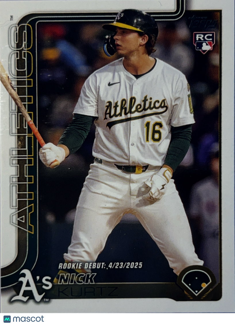 2025 Topps Update Series Nick Kurtz #US197 RC
