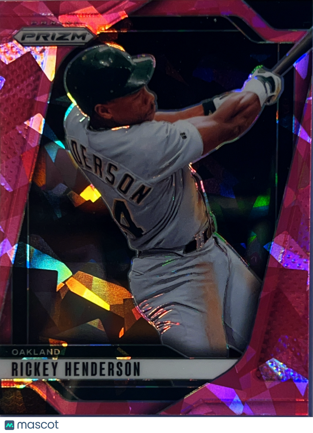 2025 Panini Prizm Baseball Rickey Henderson #230 Pink Ice