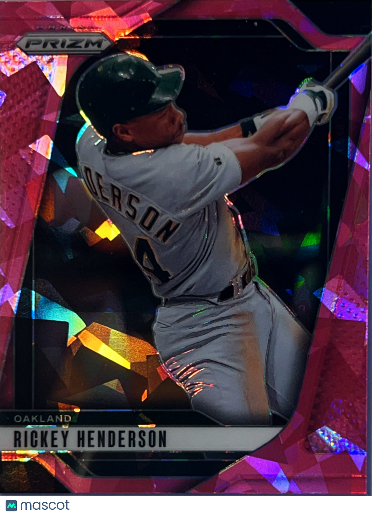 2025 Panini Prizm Baseball Rickey Henderson #230 Pink Ice