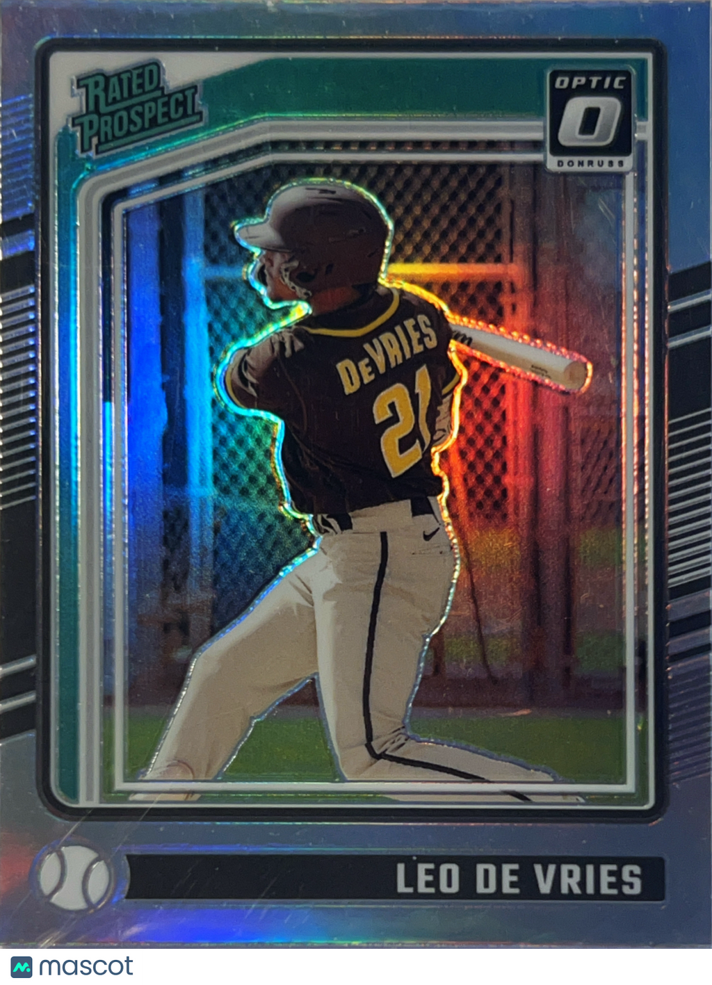 2024 Panini Donruss Optic Baseball Prizm Leo De Vries #129