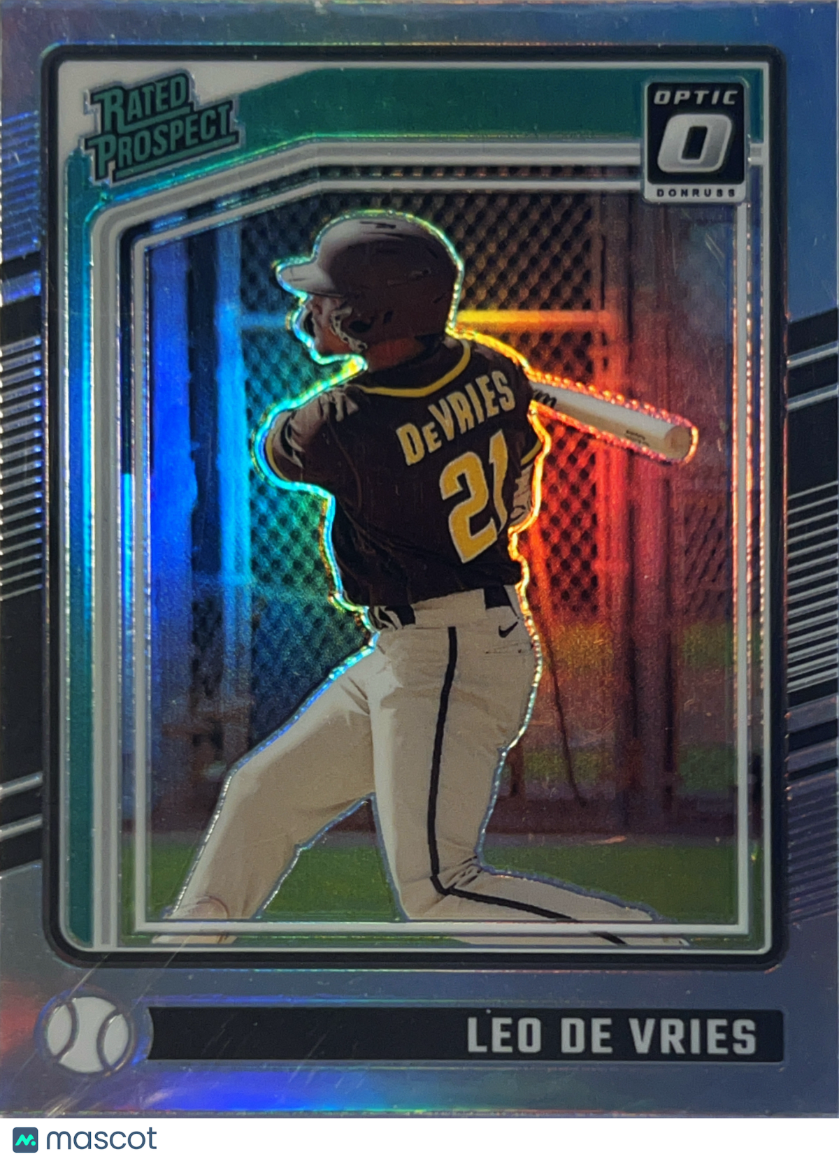 2024 Panini Donruss Optic Baseball Prizm Leo De Vries #129