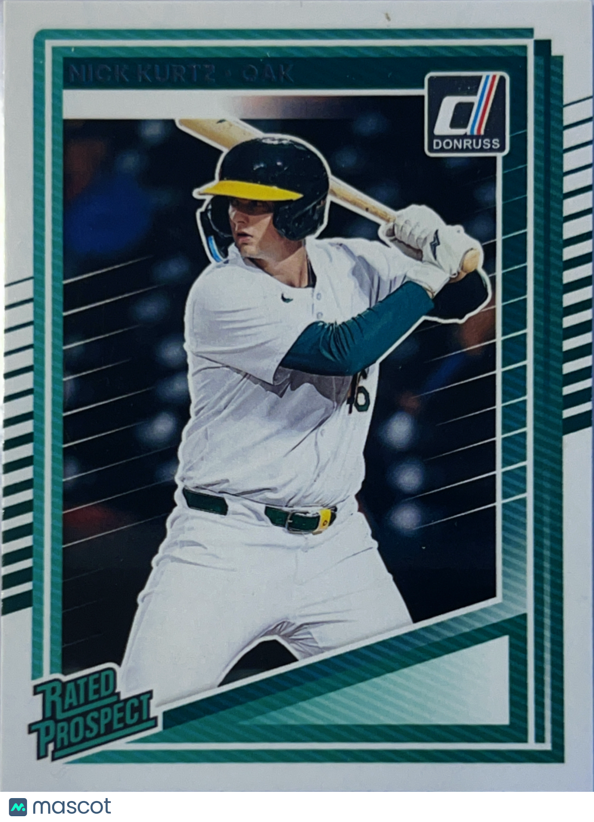 2025 Donruss Baseball Nick Kurtz #154 Rated Prospect