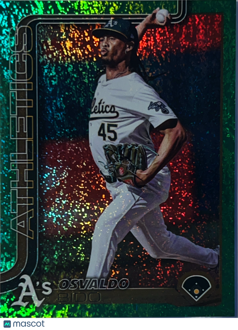 2025 Topps Series Two Osvaldo Bido #565 Green Foilboard
