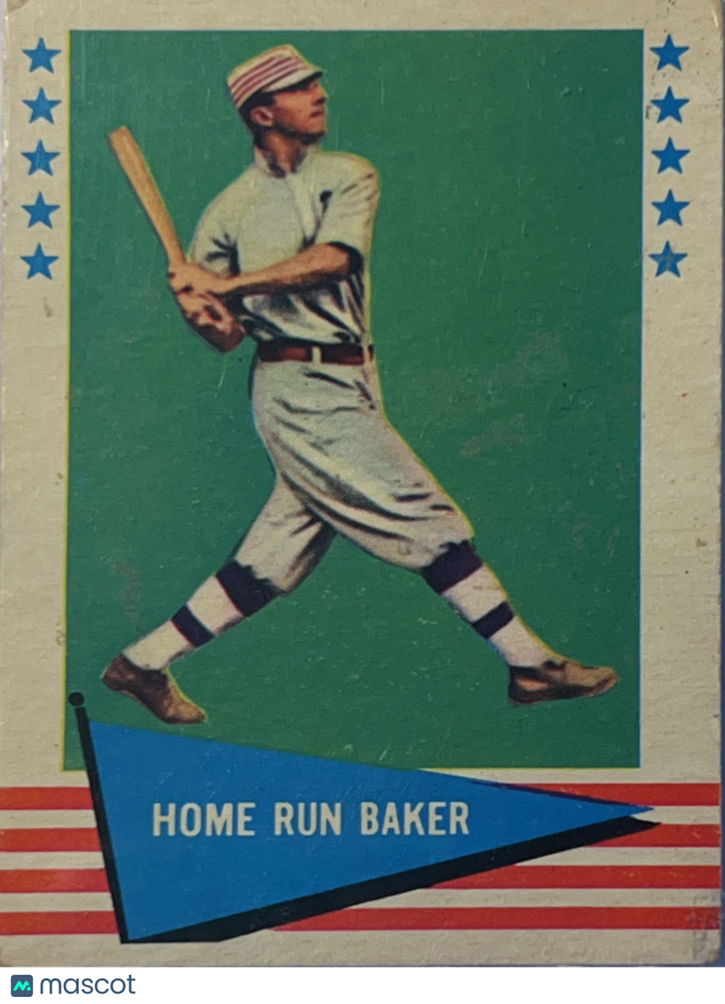 1960 Fleer Baseball Greats John Franklin Baker Home Run Baker #6