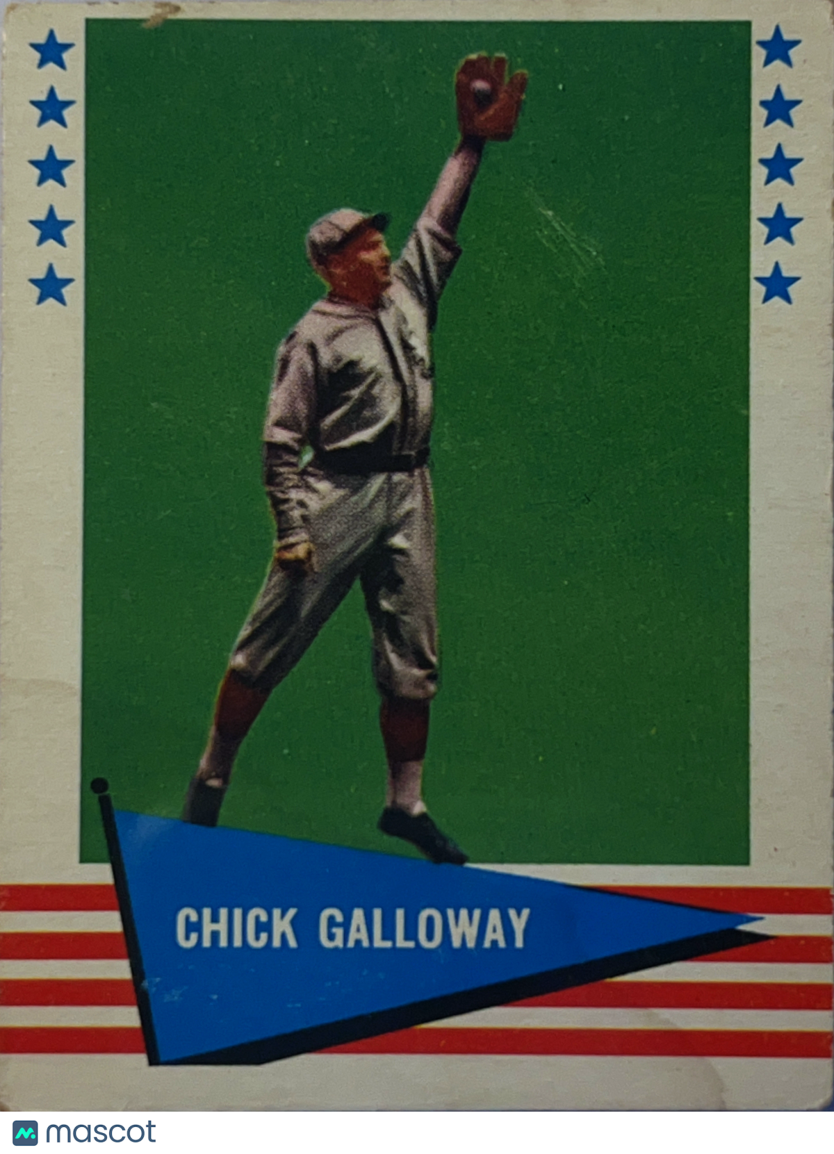 1960 Fleer Baseball Greats Clarence Edward Galloway Chick Galloway #108