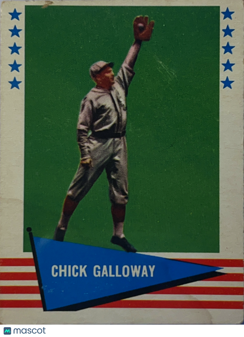 1960 Fleer Baseball Greats Clarence Edward Galloway Chick Galloway #108