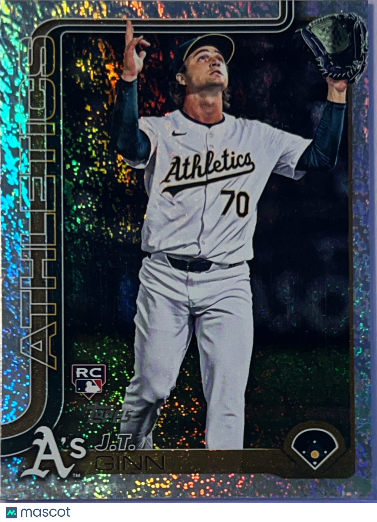 2025 Topps Series Two J.T. Ginn #465 Foil RC