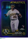 2024 Topps Chrome Update Series Zack Gelof #USC40 Purple RC