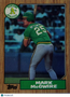 1987 Topps Mark McGwire #366