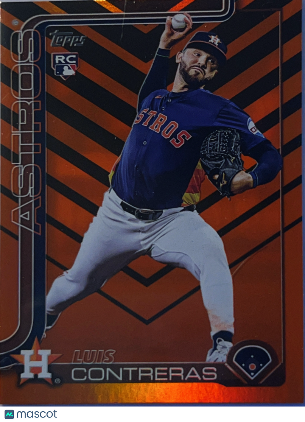 2025 Topps Update Series Luis Contreras #US323 Orange RC