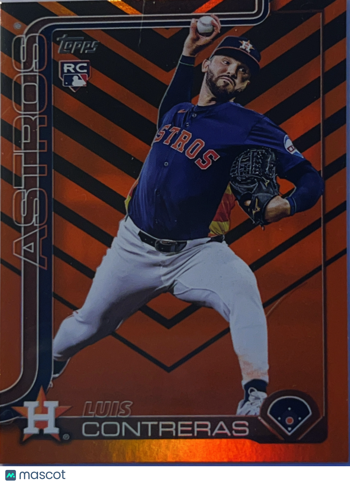 2025 Topps Update Series Luis Contreras #US323 Orange RC