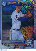 2025 Bowman Chrome Kevin Alvarez #BCP-227 Mojo Refractor 1st Bowman