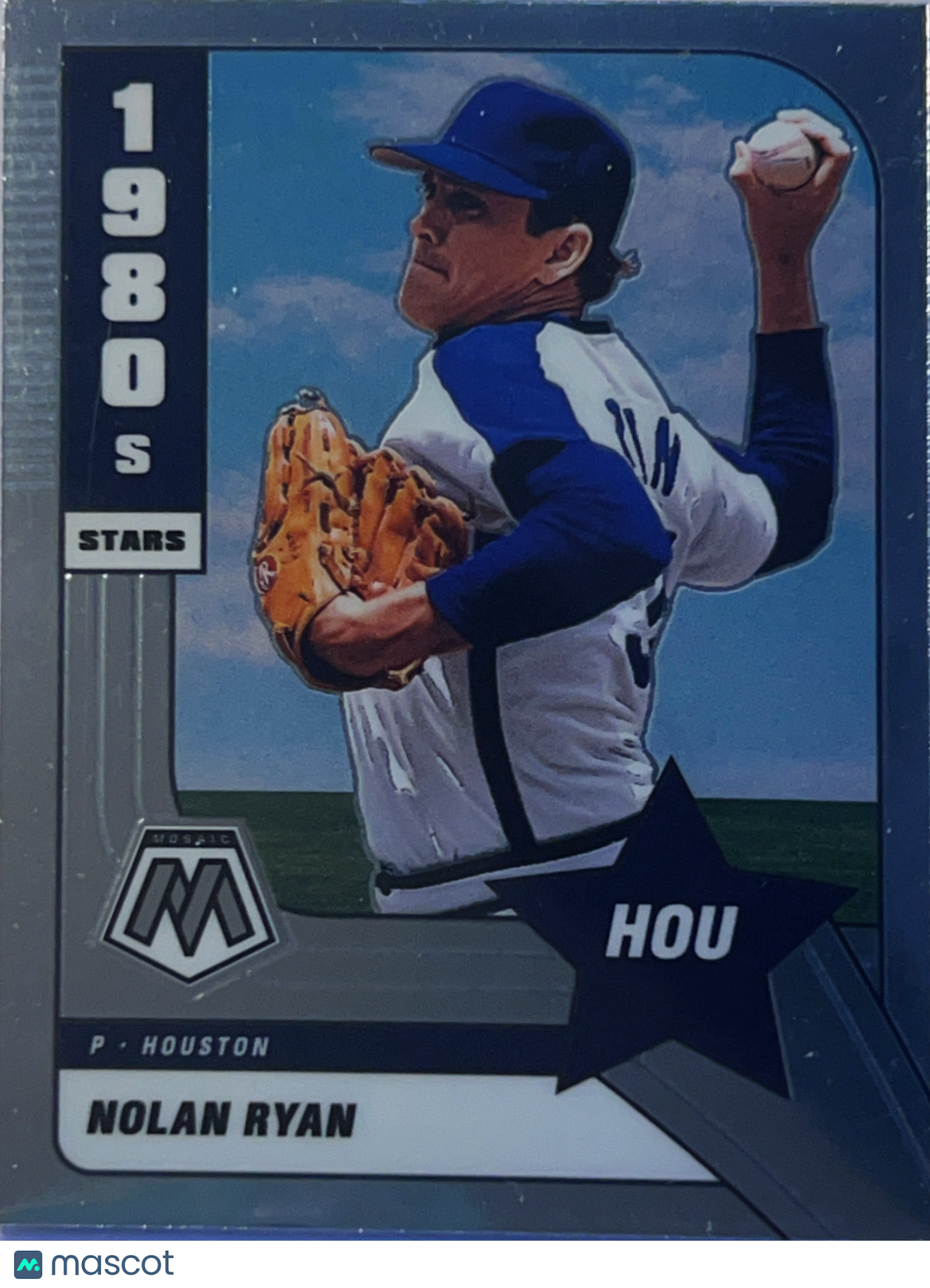2022 Panini Mosaic 1980s Stars Nolan Ryan #290 Silver