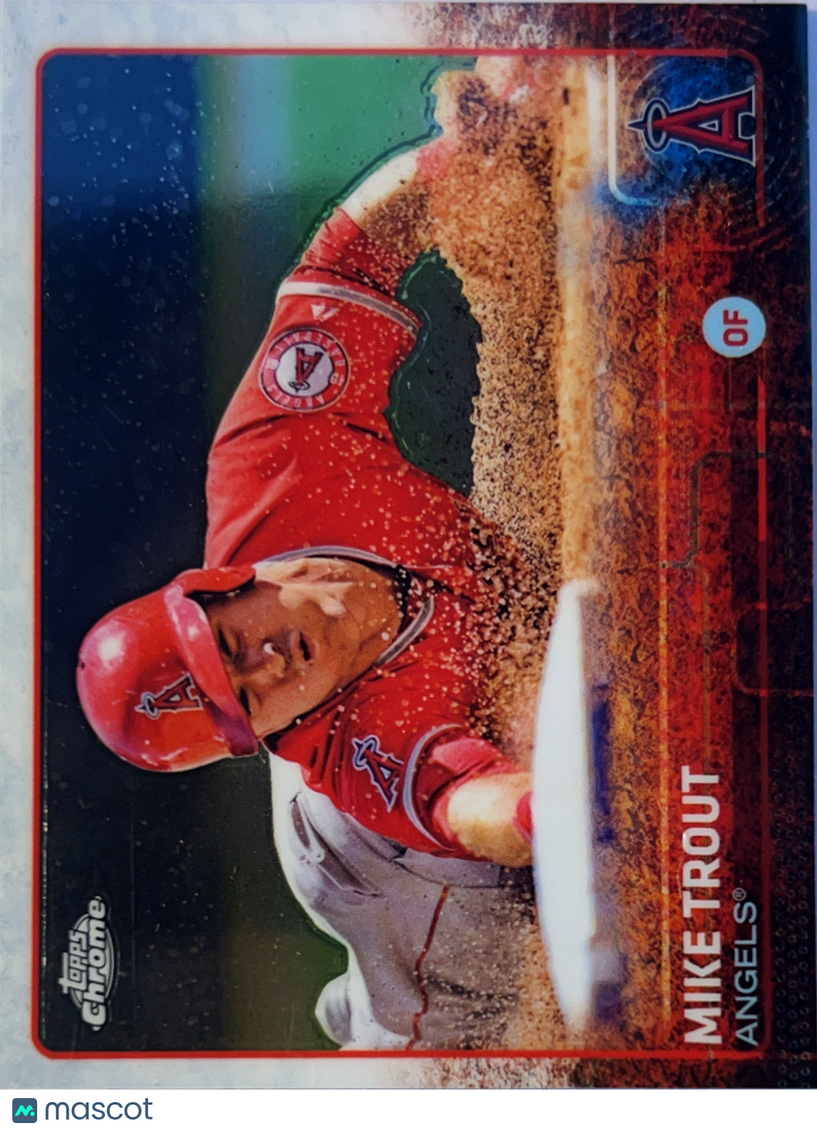 2015 Topps Chrome Mike Trout #51