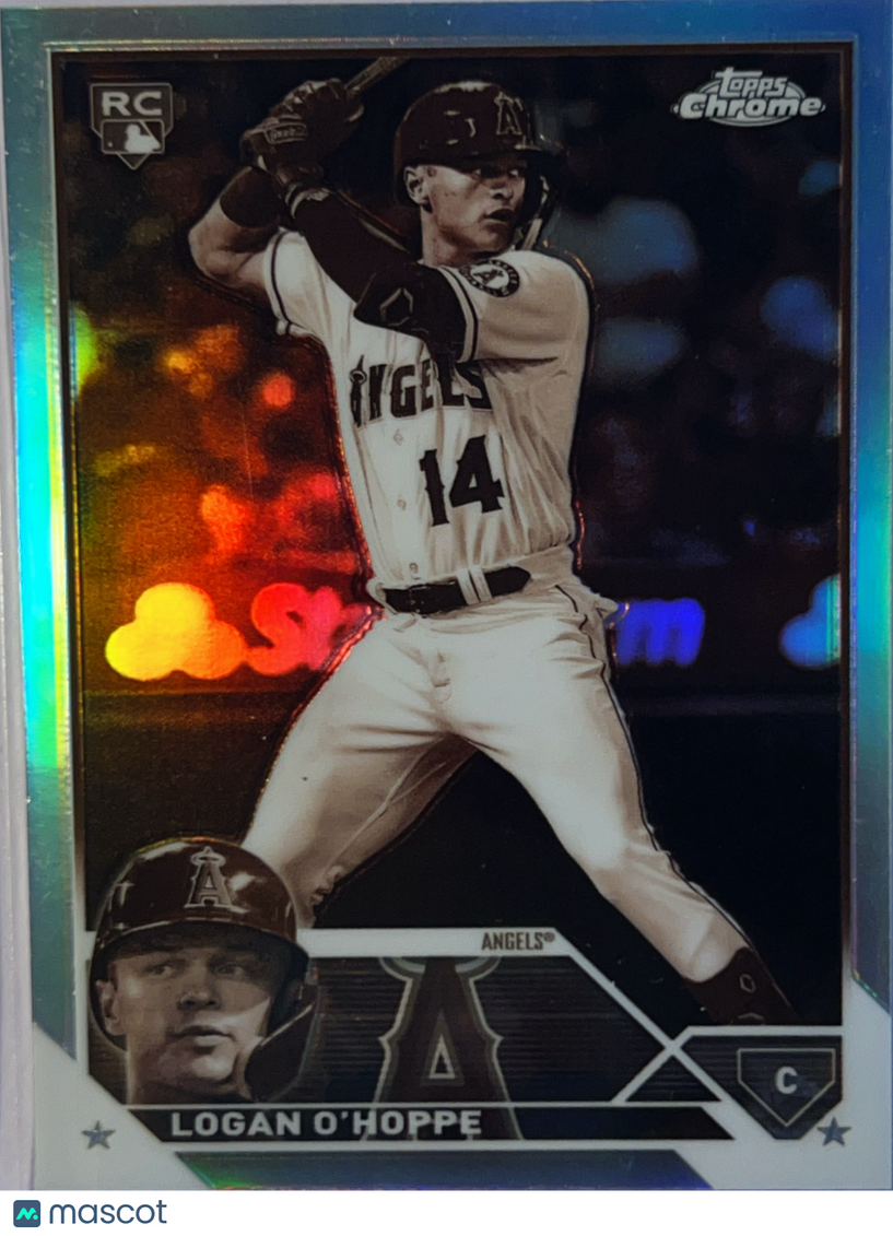 2023 Topps Chrome Logan O'Hoppe #188 Refractor RC