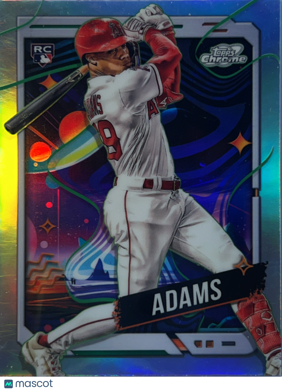 2024 Topps Chrome Cosmic Jordyn Adams #95 Refractor RC