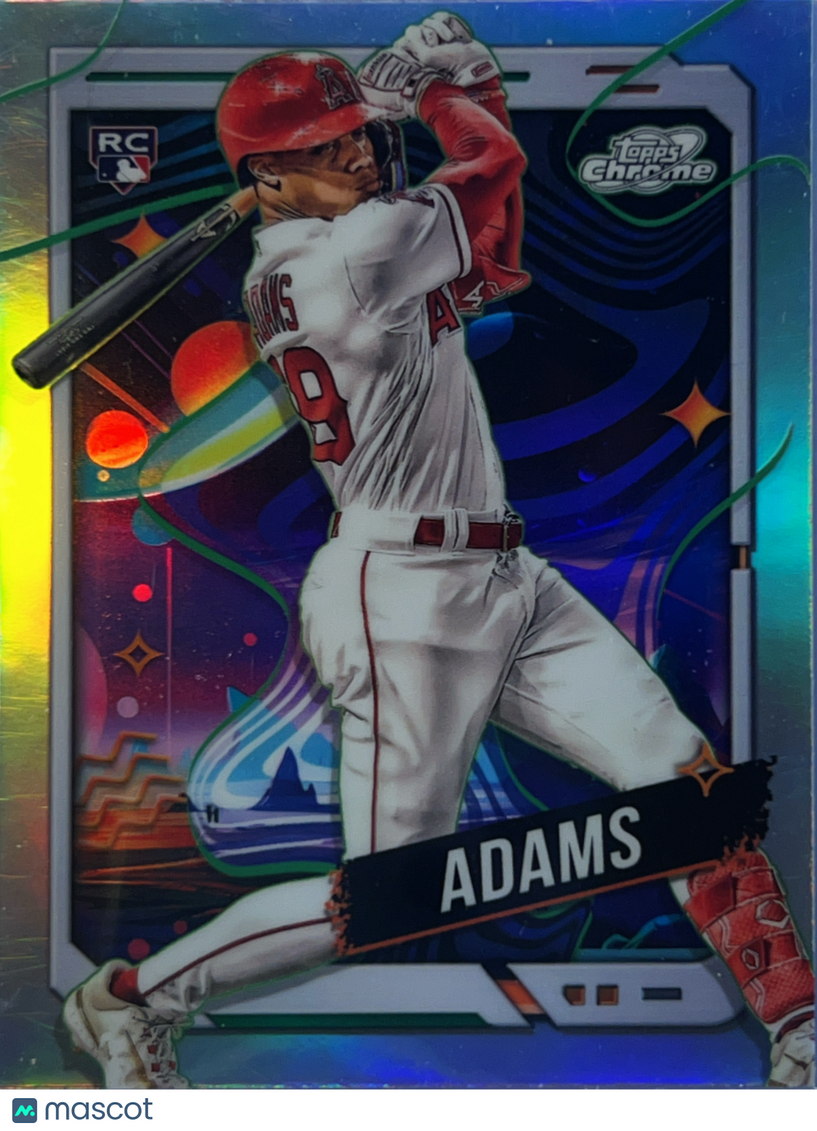 2024 Topps Chrome Cosmic Jordyn Adams #95 Refractor RC